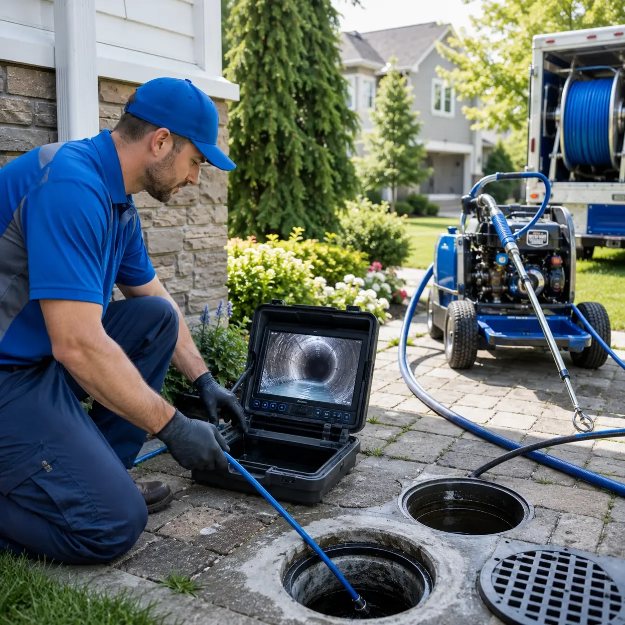 Outdoor drain cleaning professionals serving Panama, IL