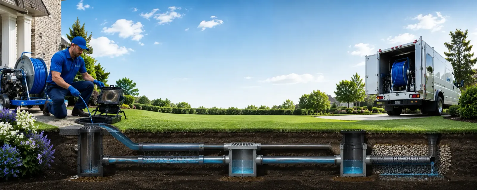 Outdoor drain cleaning information for Panama, IL